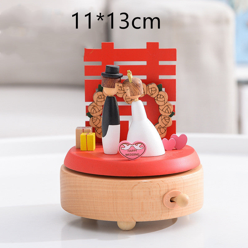 Wooden Music Box – City of the Sky