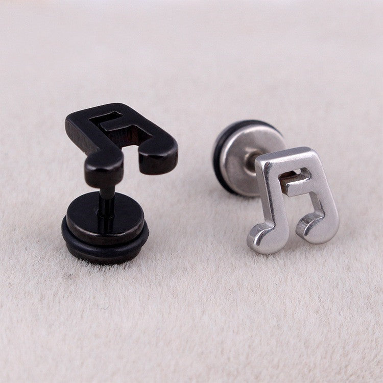Musical Note Shaped Earrings