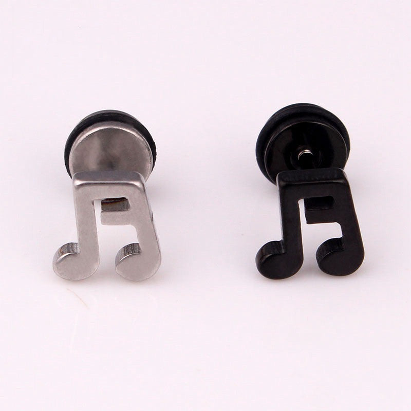 Musical Note Shaped Earrings