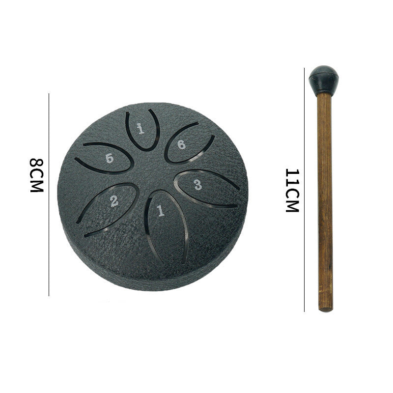 Mini Musical Drum 3 Inches 6 Tones