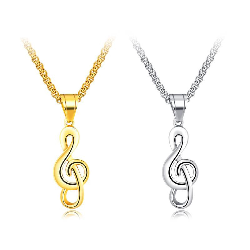 Treble Clef Necklace