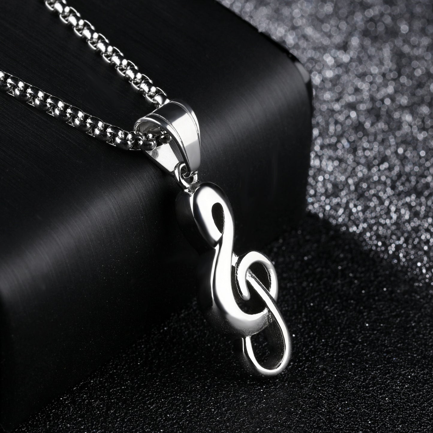 Treble Clef Necklace