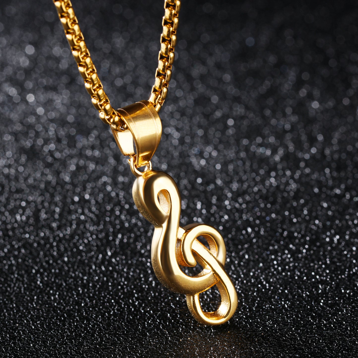 Treble Clef Necklace