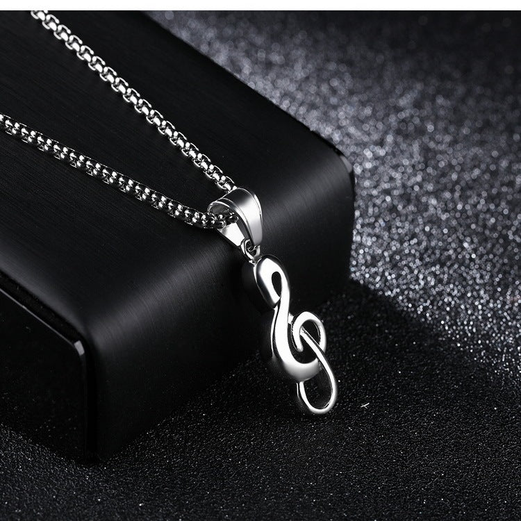 Treble Clef Necklace