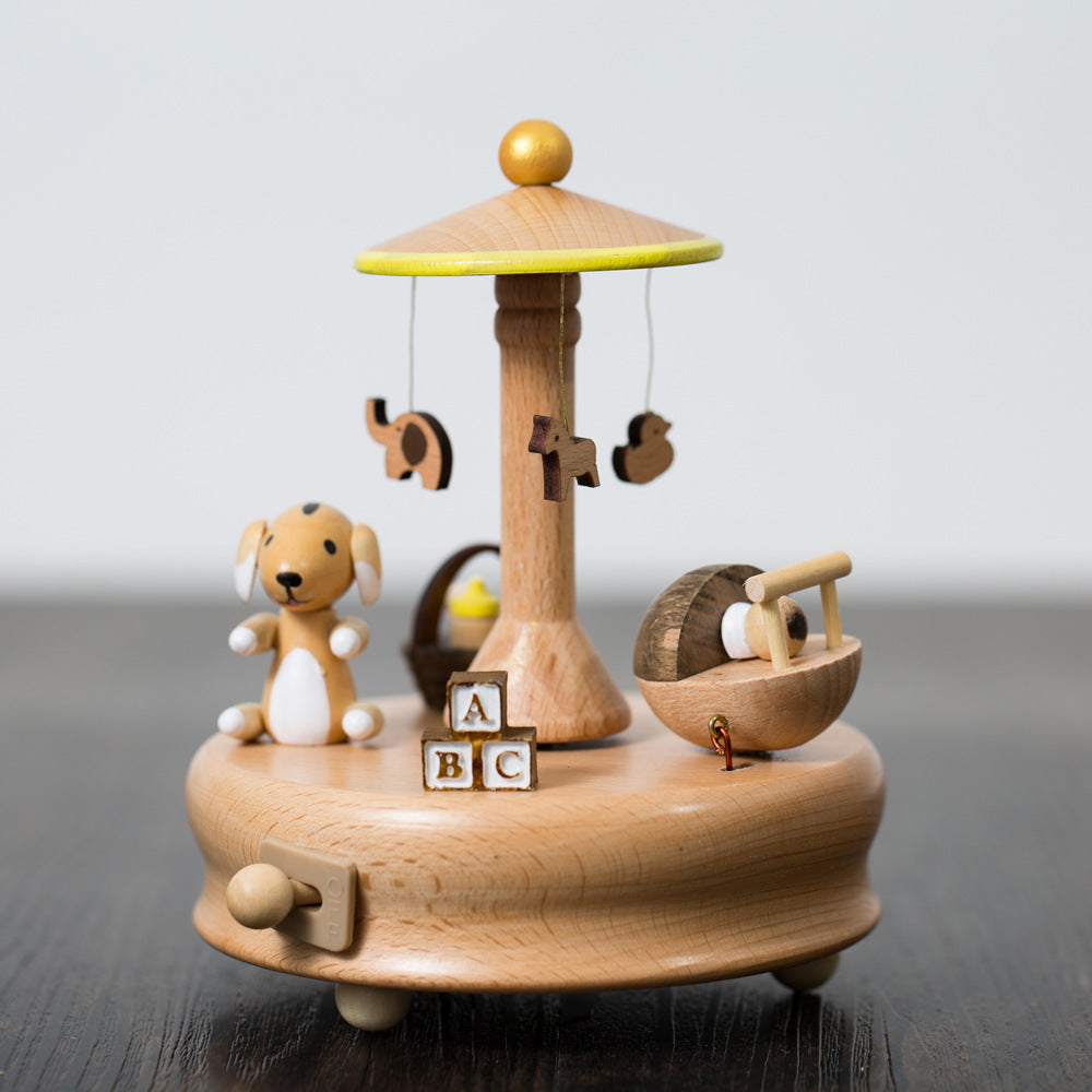 Wooden Mechanical Music Box