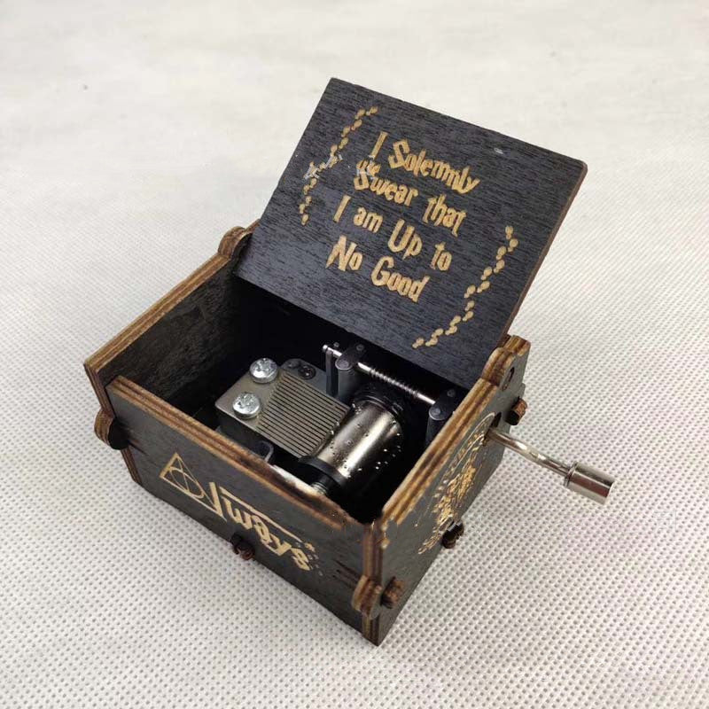 Antique Carved Wooden Music Box – Christmas, Birthday and Party Decoration Gift