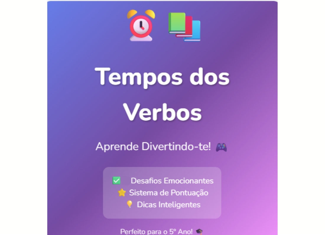 Jogo: Tempos verbais