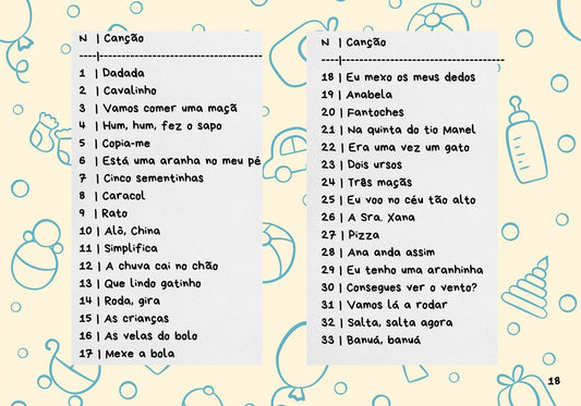 Música para bebés e pequenas criancas