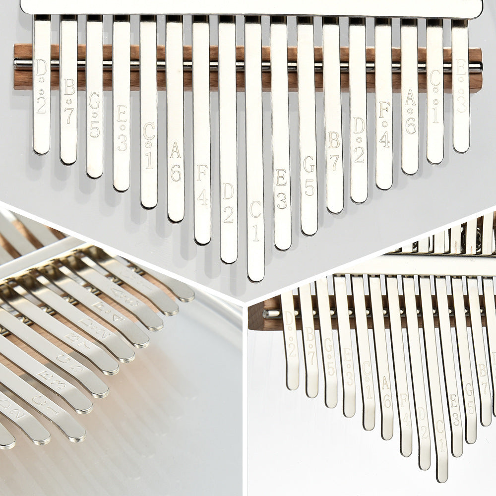 Crystal Acrylic Thumb Kalimba 17 Tones