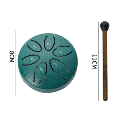 Mini Musical Drum 3 Inches 6 Tones