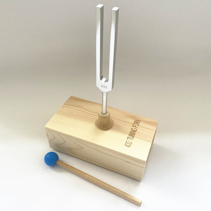 432Hz Tuning Fork with 528/432Hz Speaker Aluminum Alloy