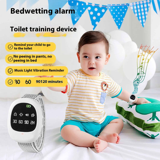Treinador de WC Infantil – Alarme Sem Fios com Luz, Vibração e Música