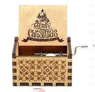 Caixa de Música de Natal em Madeira