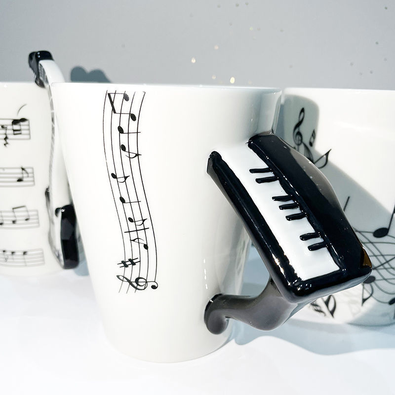 caneca de ceramica - Música