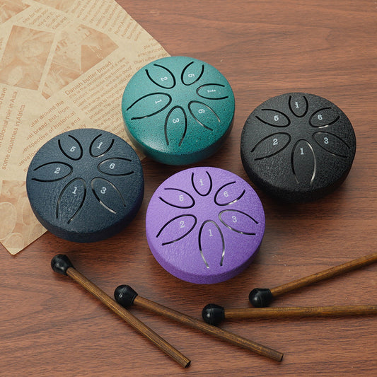 Mini Musical Drum 3 Inches 6 Tones