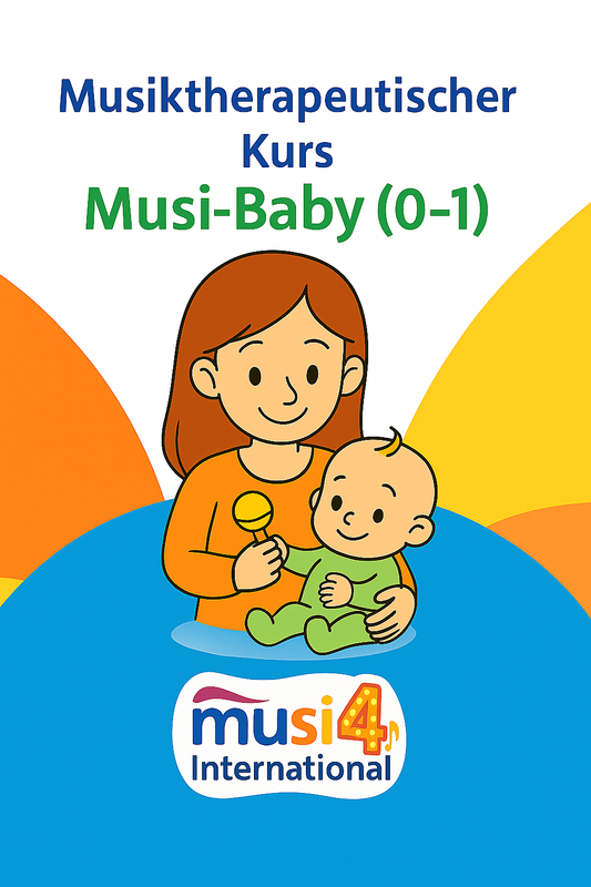 Musiktherapeutischer Einzelunterricht-Onlinekurs  für Babys 0–1 Jahr: Musi-Baby