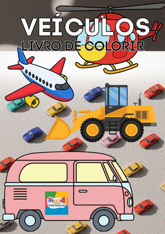 Livro de colorir - Veículos